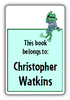 Kids Personalized Book Labels - Animal Kingdom