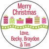 Holiday Gift Labels - Round