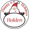 Holiday Gift Labels - Round