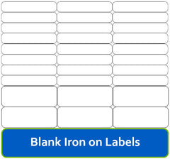 Blank Iron-On Labels