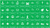 Standard Waterproof Stick-Ons - Green