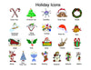 Holiday Icons Address Labels