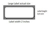 Large Iron-On Labels