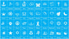 Standard Waterproof Stick-Ons - Light Blue